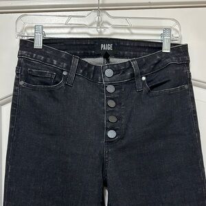 PAIGE Women's High Rise Dark Gray Jeans